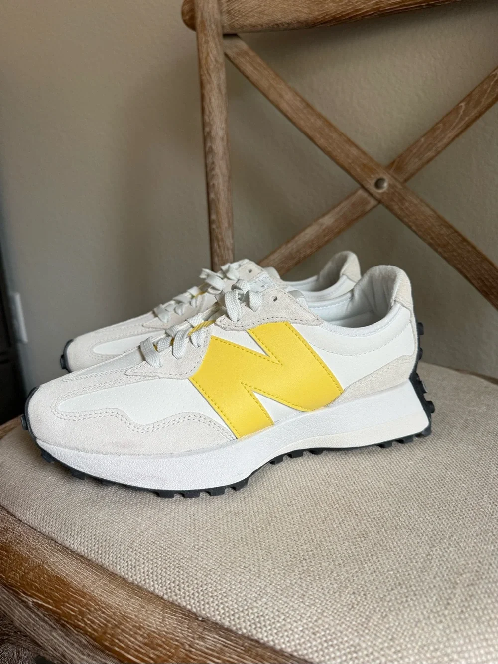 New Balance 327 Sneakers white starburst - Picture 2 of 8